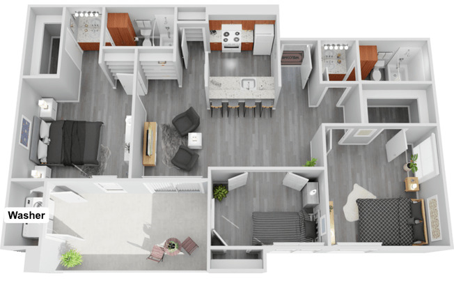 3 beds, 2 baths, 909 sqft, $1,569