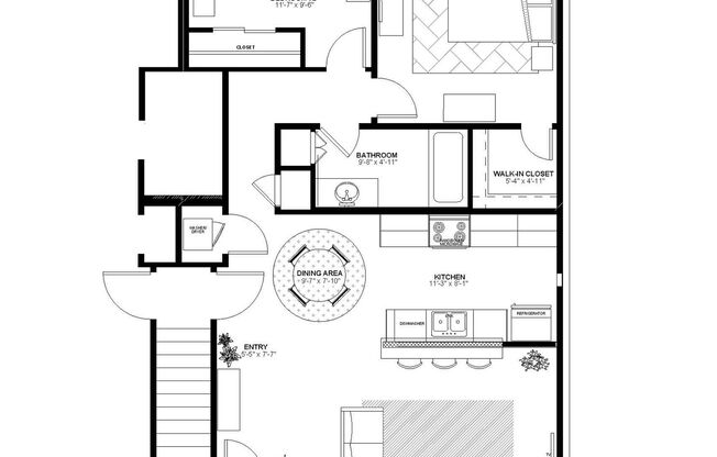 2 beds, 2 baths, 959 sqft, $1,550, Unit 305