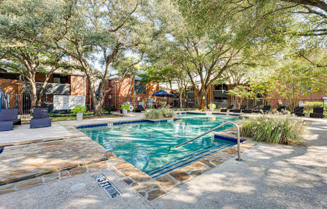 Pool With Sunning Deck at Indian Creek Apartments, Carrollton, 75007