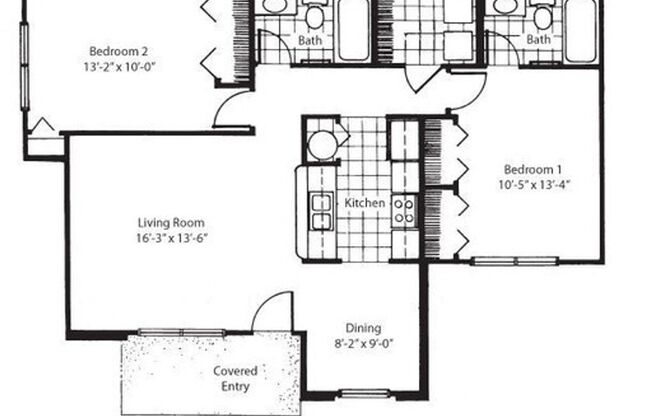 2 beds, 2 baths, 920 sqft, $2,150, Unit 058