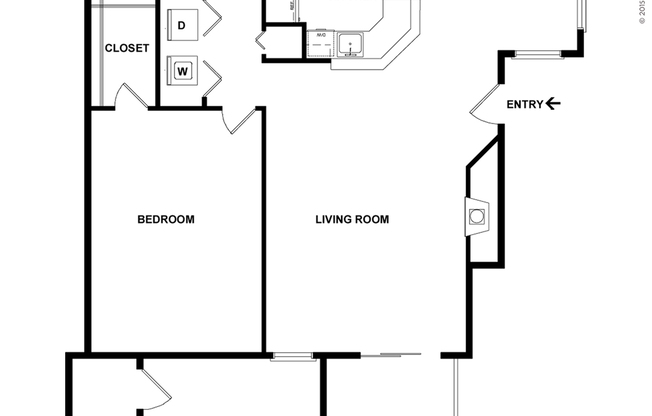 1 bed, 1 bath, 683 sqft, $1,583