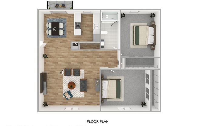 2 beds, 1 bath, 890 sqft, $1,495, Unit 15