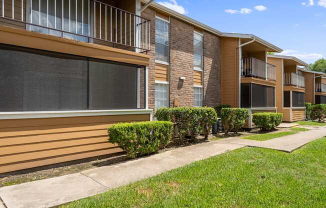 our apartments offer a patio