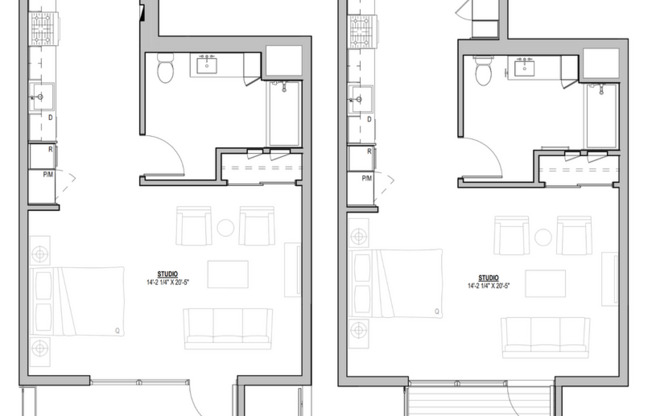 Studio, 1 bath, 600 sqft, $3,095, Unit 305 ADA