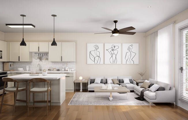 1 bed, 1 bath, 728 sqft, $1,236