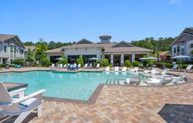 Adara Godley Station Pool with Lounge Chairs