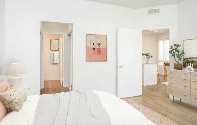 Bedroom with Hard Surface Flooring