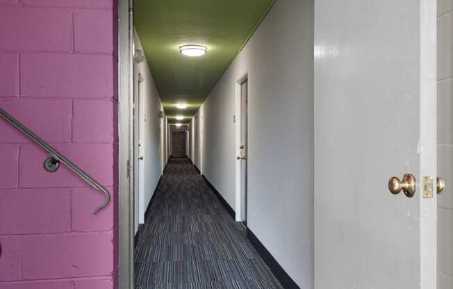 Ridgewood Arches Apartments in Minneapolis, MN Renovated Hallway