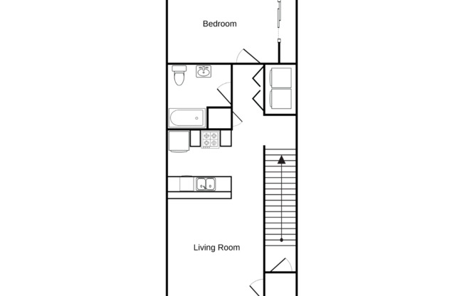 1 bed, 1 bath, 805 sqft, $1,195, Unit EC 4163-13