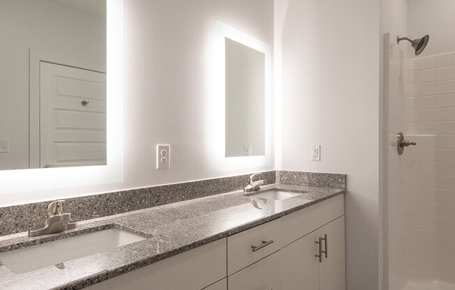 Bathroom at Helix Apartments