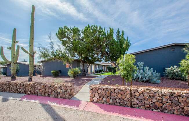 Exterior & Landscaping at Zona Village Apartments in Tucson, AZ