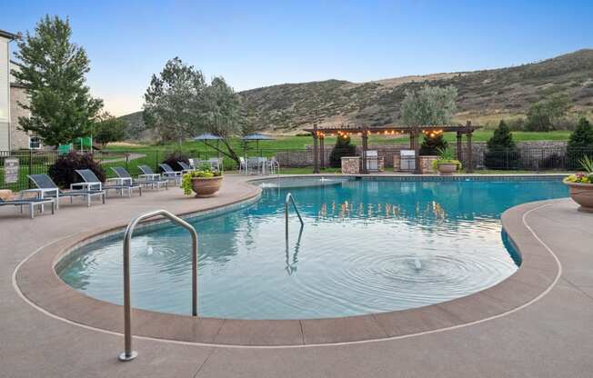 swimming pool at Dakota Ridge apartments
