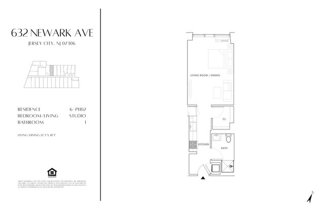 Studio, 1 bath, 474 sqft, $2,589, Unit 1802