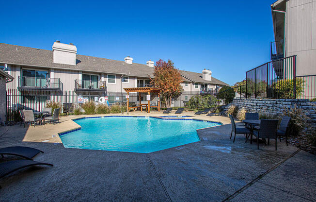 Pool Area at The Villas at Quail Creek Apartment Homes in Austin Texas