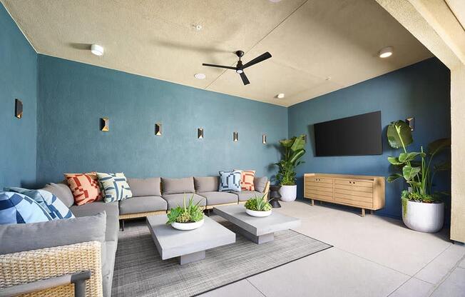 Modern Living Room at Citron Apartment Homes, California, 92506