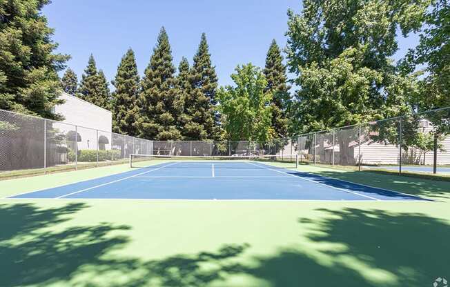 Ashford Park resident tennis court