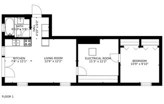 1 bed, 1 bath, 660 sqft, $1,650, Unit 3