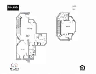 2 beds, 2 baths, 973 sqft, $2,000