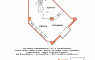1 bed, 1 bath, 644 sqft, $1,395, Unit APT 1D