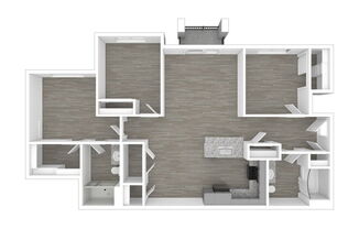 3 beds, 2 baths, 1,212 sqft, $1,597