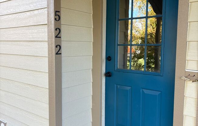 2 Bed 2 bath off Durston Rd- Brand New Flooring, Trim, Paint, and Light Fixtures!