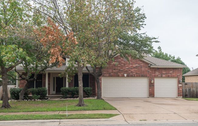 Five bedroom, Four bath home located in Cedar Park