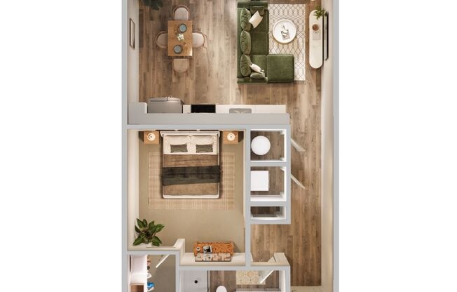 1 bed, 1 bath, 650 sqft, $1,250, Unit 403