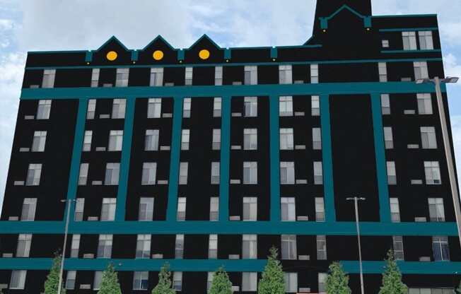 the building in which the hotel is located