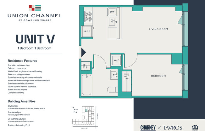 1 bed, 1 bath, $4,500, Unit 8V