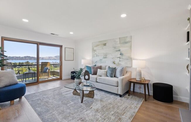 2 Bedroom, 2 bathroom condo available with spectacular views of Richardson Bay!