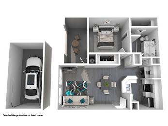 1 bed, 1 bath, 788 sqft, $1,555