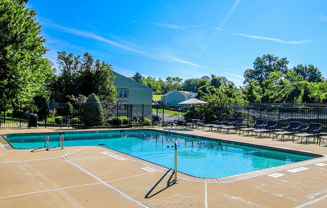 outdoor swimming pool at our apartments