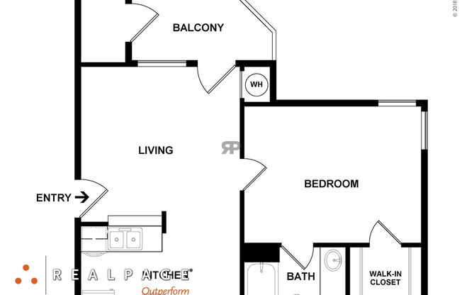 1 bed, 1 bath, 755 sqft, $1,145
