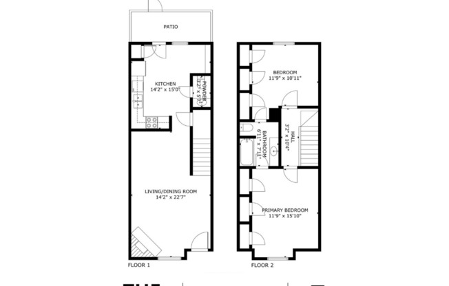 2 beds, 1.5 baths, 1,053 sqft, $1,475, Unit A-02