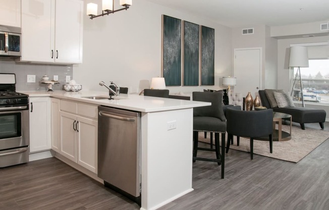 Modern Eat-in Kitchens at Residences at 1700, Minnetonka, 55305