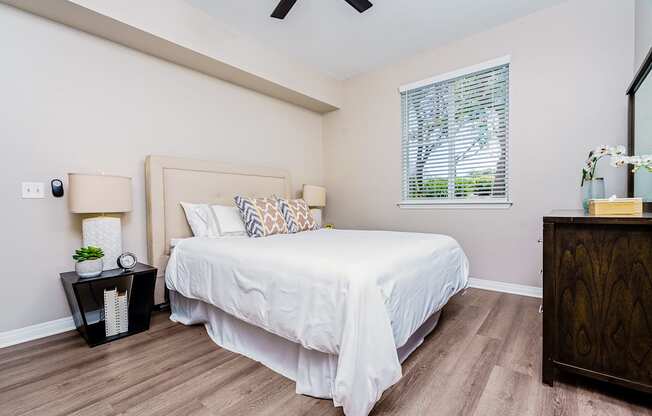 furnished bedroom