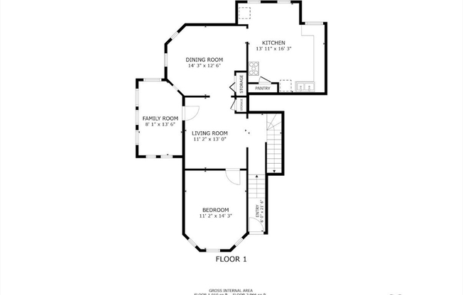 4 beds, 1 bath, 1,900 sqft, $4,300, Unit 2