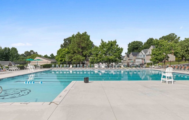 the swimming pool at the estates apartments