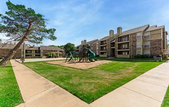 our apartments offer a playground for your kids to play