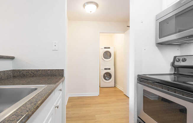 Kitchen and In-Home Washer and Dryer