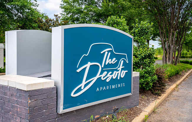 The DeSoto Monument Sign