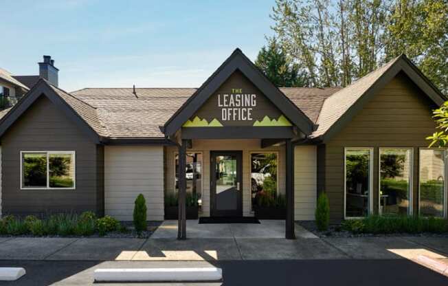 the leasing office at the levee apartments in littleton, co