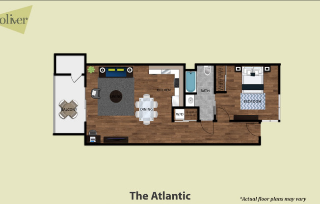 1 bed, 1 bath, 736 sqft, $2,895, Unit 310