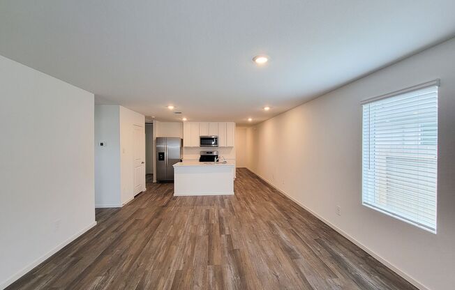 Excellent Location! Wonderful Open Concept Interior Layout + Great Split Plan Design! Island Kitchen Opens to Spacious Dining Area & Large Living Room! Privately Located Primary Suite Features Lovely Bath with Large Shower & BIG Walk-In Closet! Generously