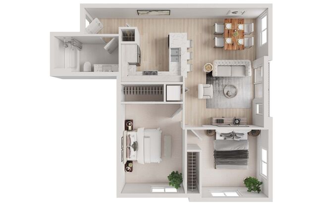 2 beds, 1 bath, 831 sqft, $2,260, Unit 205