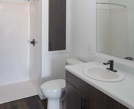 Bathroom at The Landing at 1001 NP, Fargo, ND 58102