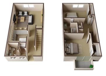 2 beds, 1.5 baths, 960 sqft, $2,685