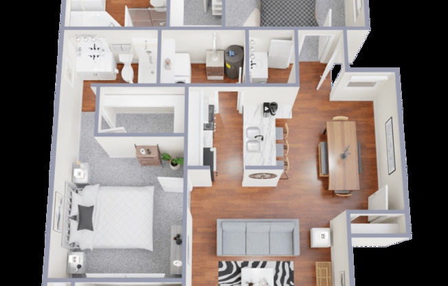 2 beds, 2.5 baths, 1,164 sqft, $1,695