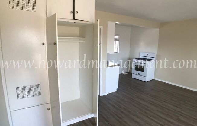 Studio, 1 bath, $1,495