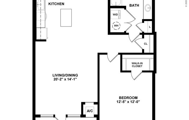 1 bed, 1 bath, 902 sqft, $3,595, Unit 1104